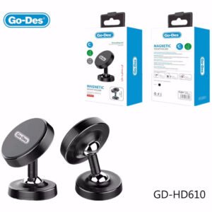 Go-Des Car Accessories 360 Degree Mobile Phone Automatic Magnetic Car Holder