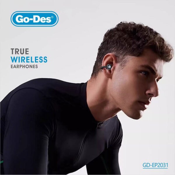 Go-Des Wireless Ear Clip Bluetooth 5.3 Headphones ENC Noise Cancelling
