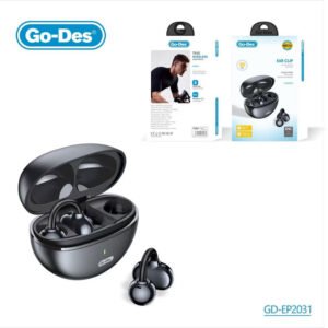 Go-Des Wireless Ear Clip Bluetooth 5.3 Headphones ENC Noise Cancelling