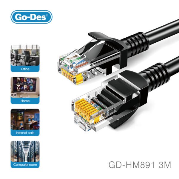 Go-Des Gigabit Ethernet Cable CAT6 5m