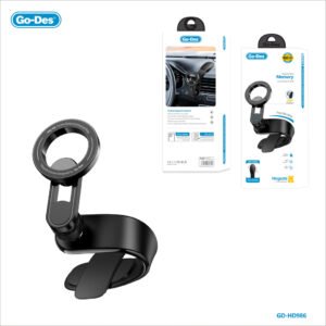 Go-Des MagSafe Folding Car Mount Arbitrary Bending 360° Rotation