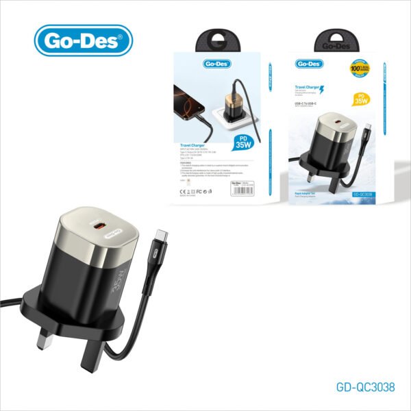 Go-Des PD35W Travel Charger Fast