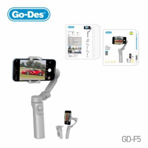Go-Des 3 Axis Foldable APP Control Handheld Gimbal Face Object Tracking Stabilizer for Vlog Live Video