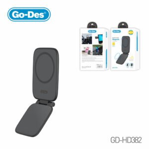 Go-Des Double-Sided Magnetic Folding Phone Stand Mini Portable Adjustable Bracket Universal Smartphone Holder