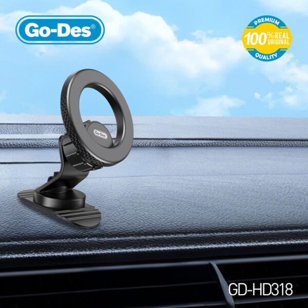 Go-Des 2in1 Magnetic Car Phone Holder Dashboard Air Vent Mount Magsafe Strong Magnet 360 Rotation
