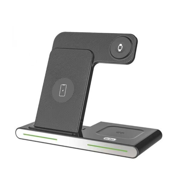 Go-Des 3in1 Foldable Wireless Charging Stand 15W Fast