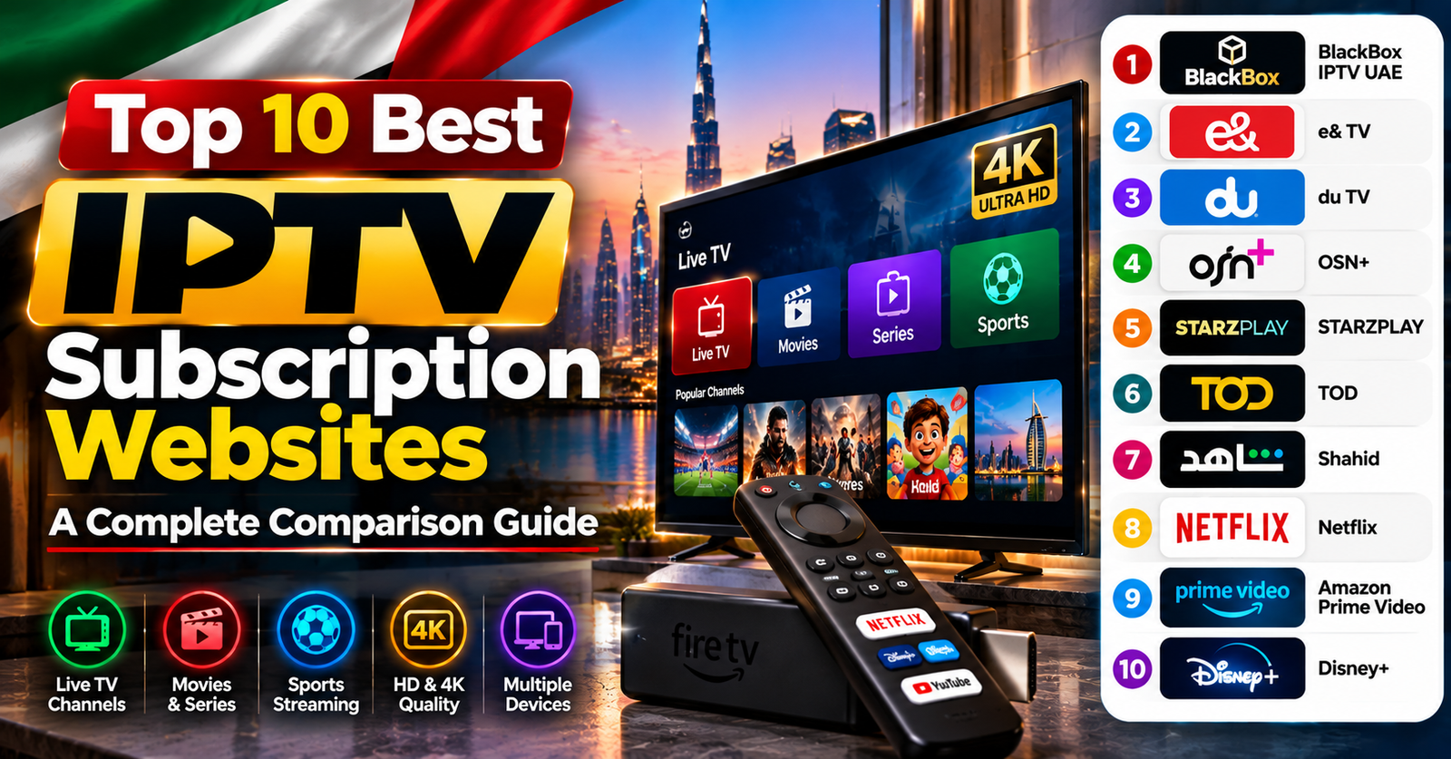 Dubai IPTV Subscription Guide